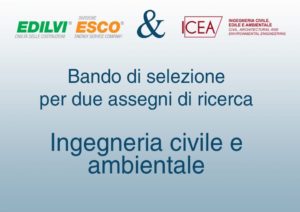 assegno di ricerca ingegneria civile