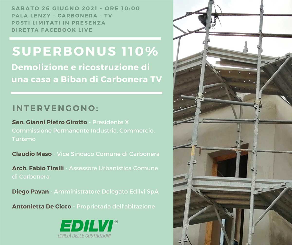 Immagine di presentazione superbonus 110 evento 26 giugno 2021